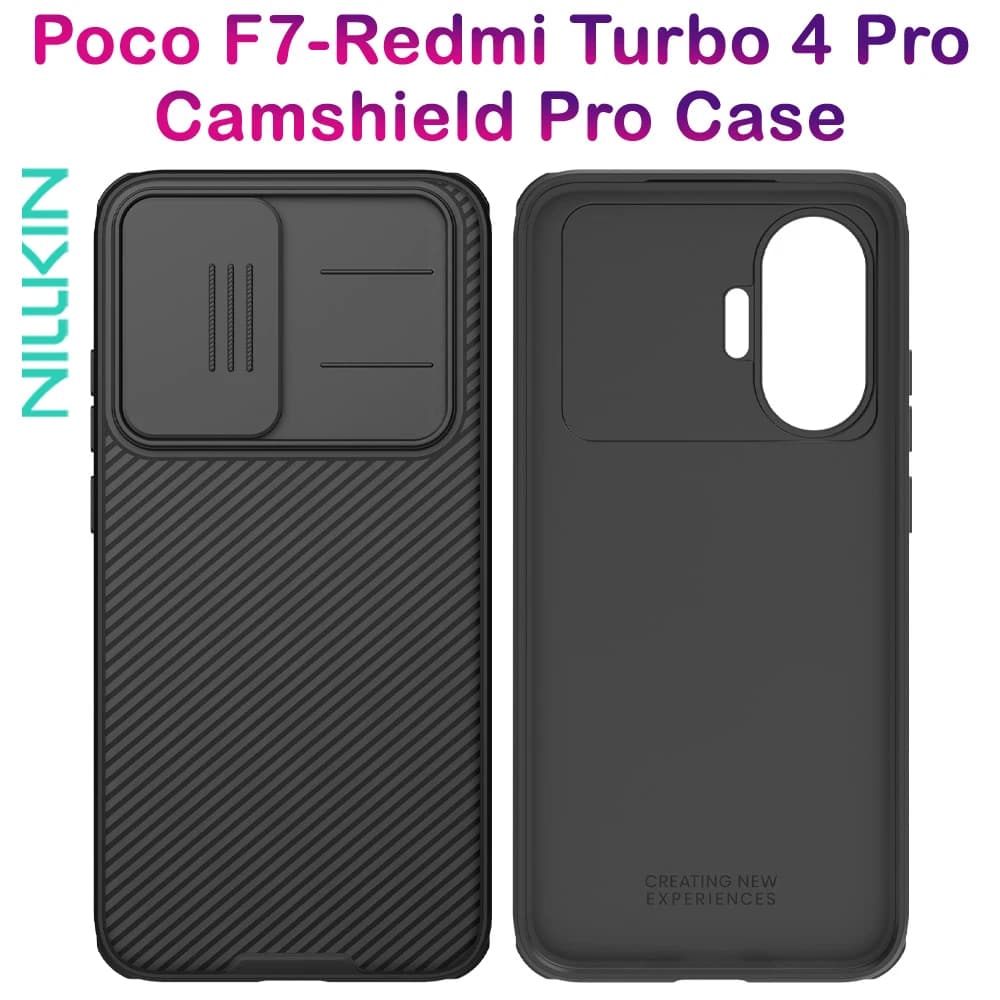 گارد ضد ضربه Xiaomi Redmi Turbo 4 Pro مارک نیلکین مدل Camshield Pro