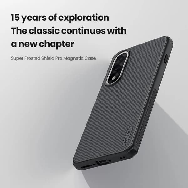 قاب ضد ضربه مگنتی OnePlus Nord 5 مارک نیلکین مدل Super Frosted Shield Pro Magnetic — تصویر ۴