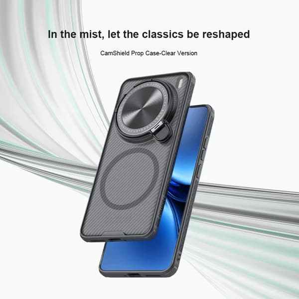 گارد مگنتی نیمه شفاف کمرا استند Vivo X200 Pro مارک نیلکین مدل Camshield Prop Clear — تصویر ۳