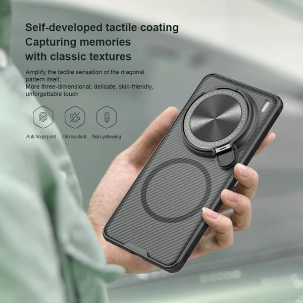 گارد مگنتی نیمه شفاف کمرا استند Vivo X200 Pro Mini مارک نیلکین مدل Camshield Prop Clear — تصویر ۳