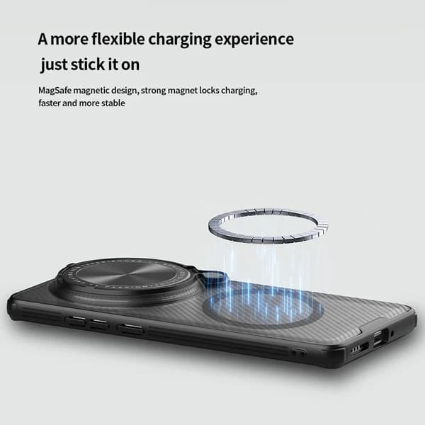 گارد مگنتی نیمه شفاف کمرا استند Vivo X200 Pro Mini مارک نیلکین مدل Camshield Prop Clear — تصویر ۲