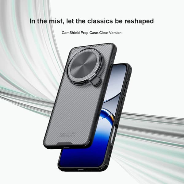گارد نیمه شفاف کمرا استند Oppo Find X8 Ultra مارک نیلکین مدل Camshield Prop Clear — تصویر ۳