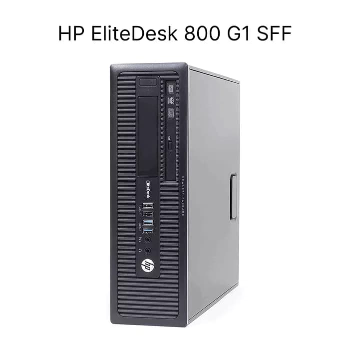 مینی کیس استوک HP EliteDesk 800 G1 SFF نسل 4 | رم 4GB | حافظه 500GB