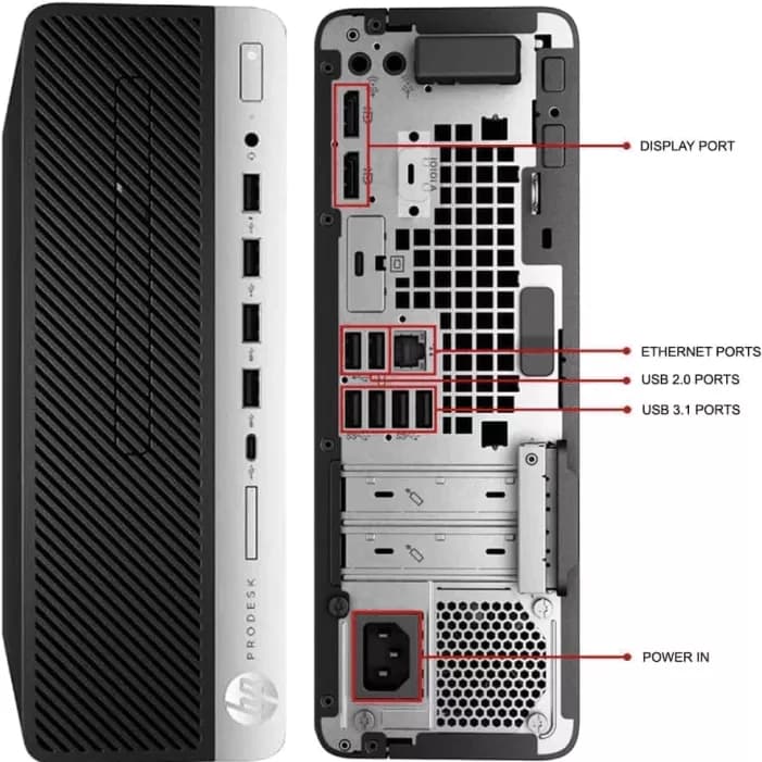 مینی کیس HP ProDesk 600 G5 SFF نسل 9 با رم 8 و حافظه 256 — تصویر ۵