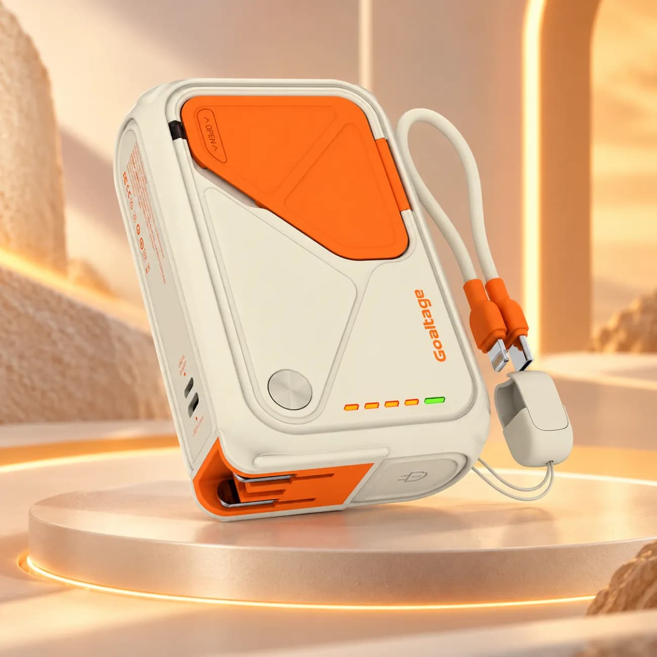پاوربانک گلتیج Goaltage مدل PB06 MagPulse توان 22 وات ظرفیت 20000 — تصویر ۹