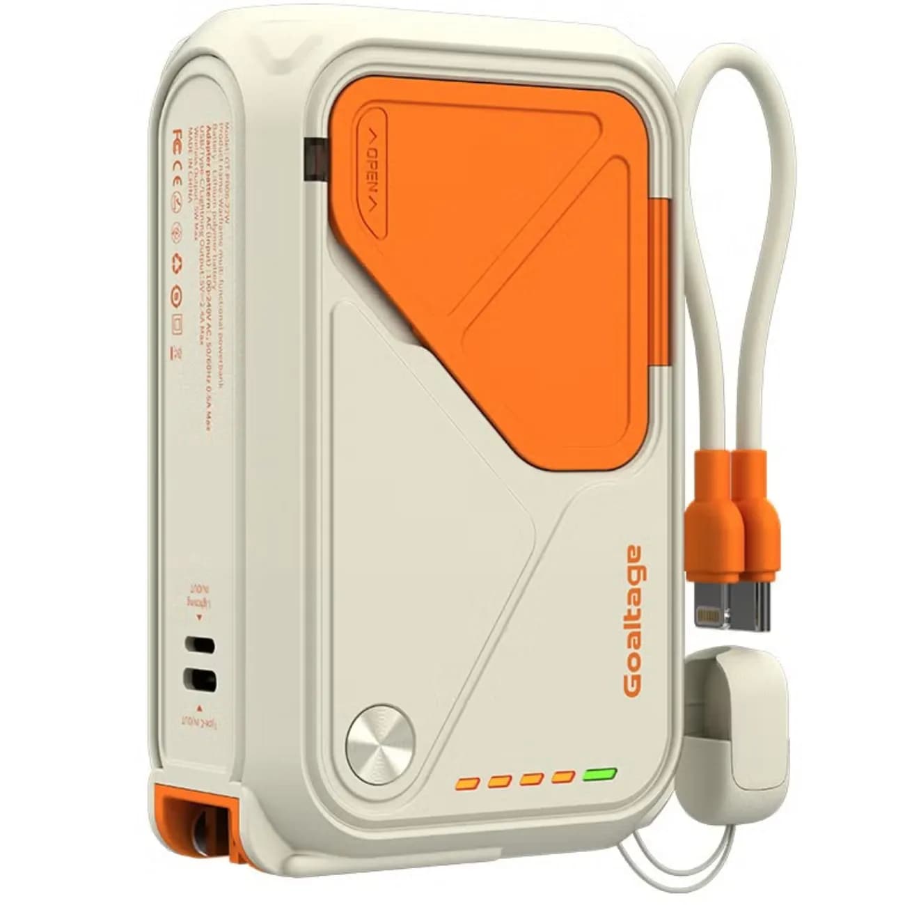پاوربانک گلتیج Goaltage مدل PB06 MagPulse توان 22 وات ظرفیت 20000 — تصویر ۴