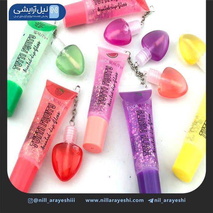 لیپ گلاس و رژ حرارتی قلبی میوه ای فیور بیوتی کد Lg 3006 — تصویر ۳