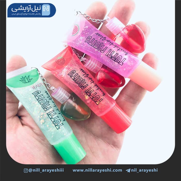 لیپ گلاس و رژ حرارتی قلبی میوه ای فیور بیوتی کد Lg 3006 — تصویر ۴