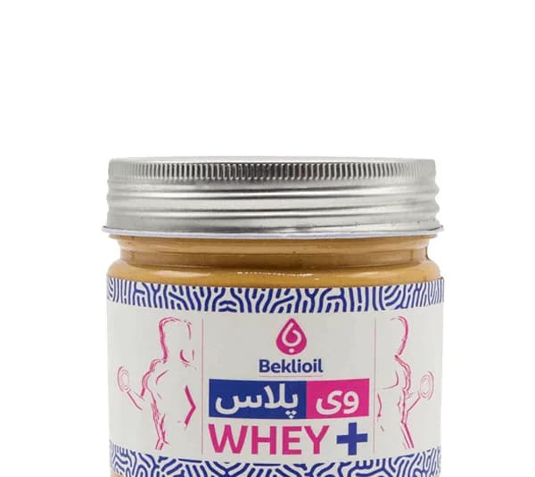 کره بادام زمینی وی پلاس بکلی وزن 300 گرم