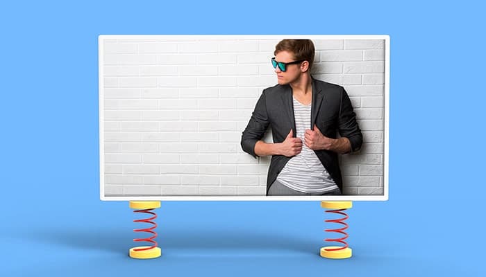 فایل لایه باز موکاپ طرح سه بعدی استند افقی