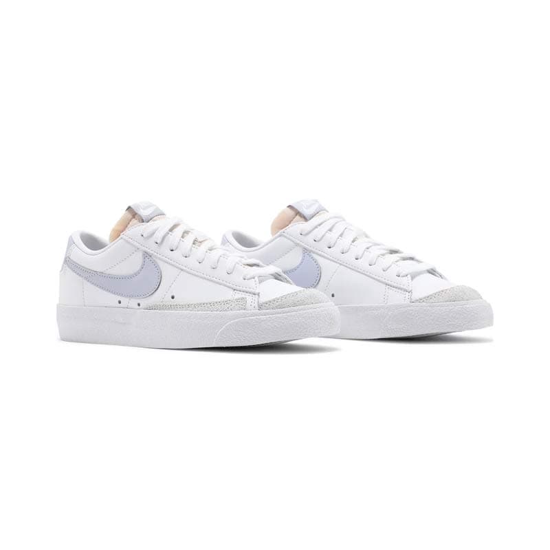 کفش نایک بلیزر ساق کوتاه سفید آبی آسمانی Nike Blazer Low 77 White Ghost — تصویر ۵