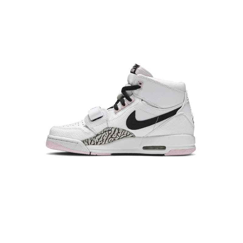 کتونی نایکی جردن لگاسی سفید صورتی Nike Jordan Legacy 312 GS White Black Pink Foam — تصویر ۵