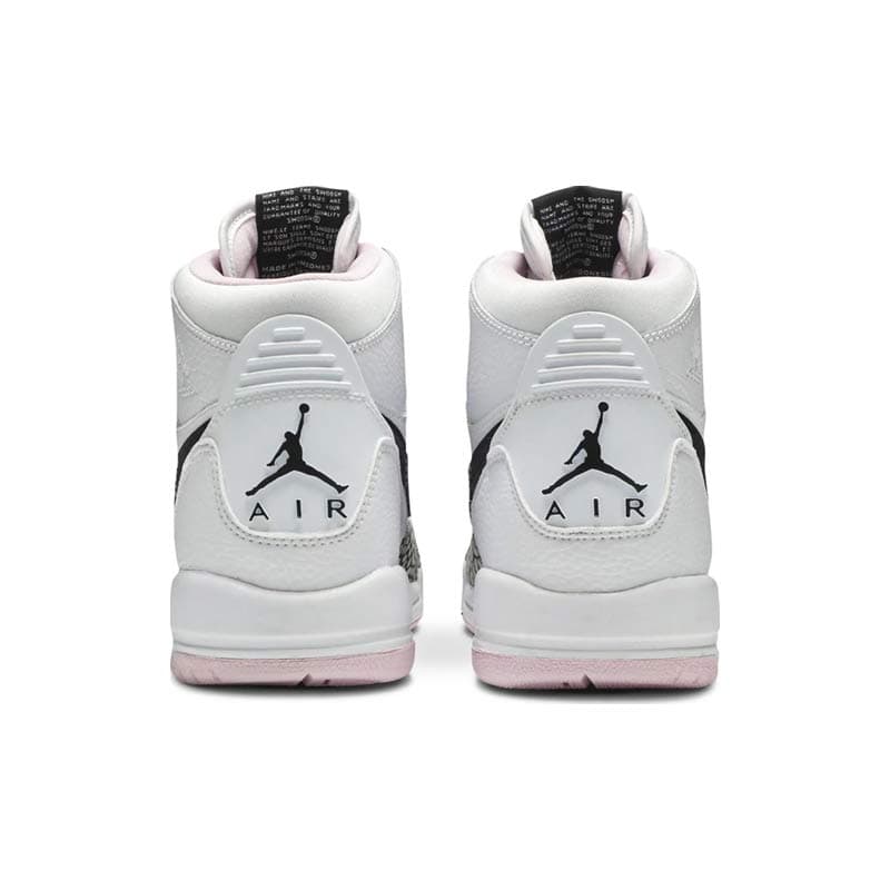 کتونی نایکی جردن لگاسی سفید صورتی Nike Jordan Legacy 312 GS White Black Pink Foam — تصویر ۲