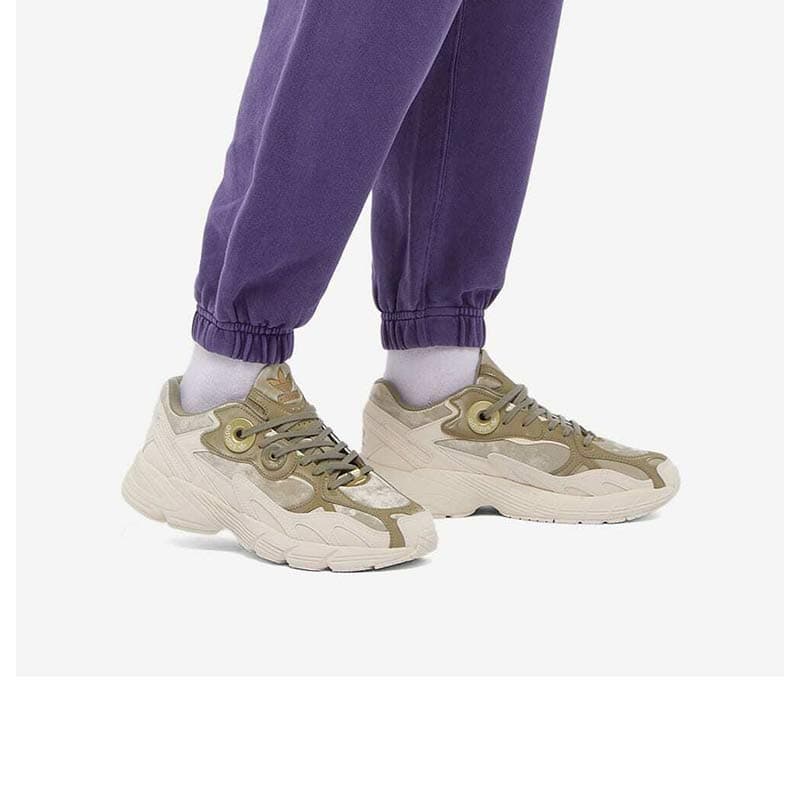 کفش پیاده روی آدیداس استیر کرم سبز زیتونی Adidas Astir Orbit Green Wonder White — تصویر ۶