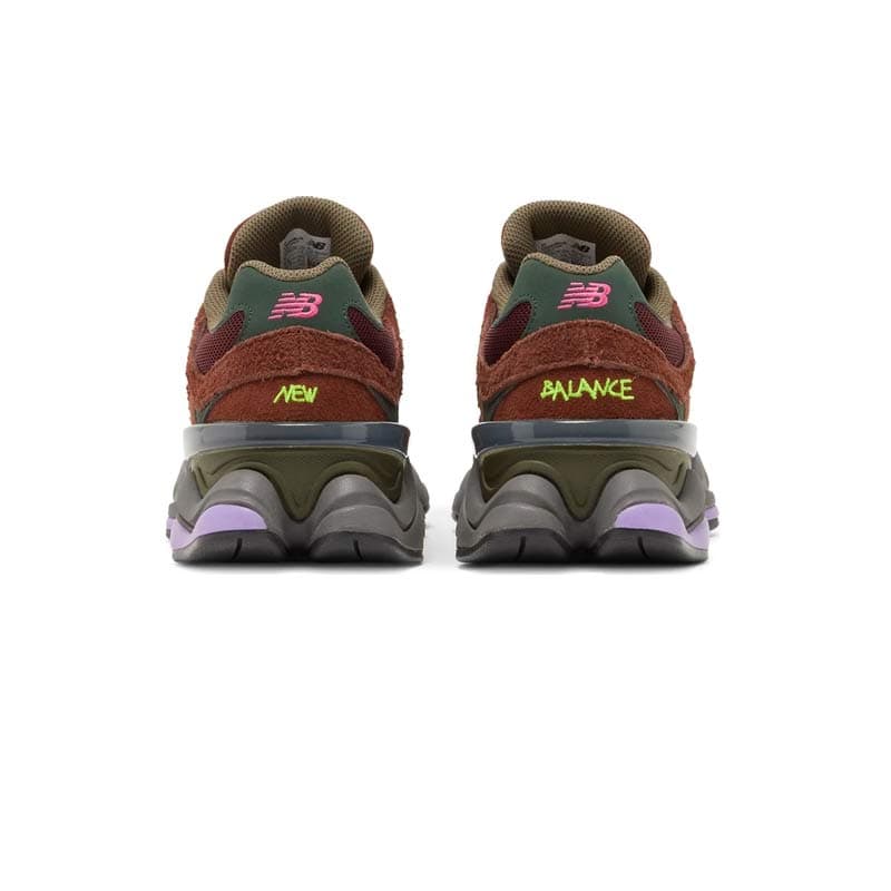 کتونی نیوبالانس 9060 قهوه ای صورتی New Balance 9060 Burgundy Pink — تصویر ۴