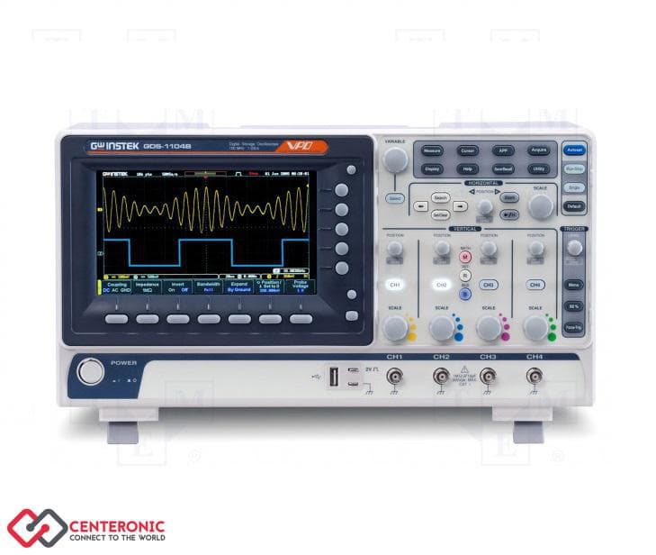اسیلوسکوپ 50MHz چهار کانال دیجیتال GDS-1054B — تصویر ۲