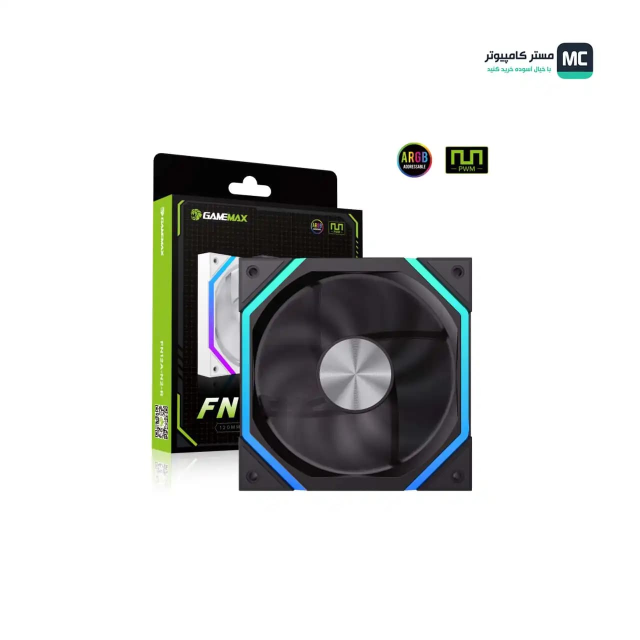 فن کیس گیم مکس FN12A-N2 Black