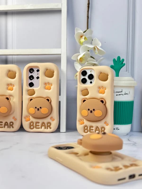 قاب فانتزی سیلیکونی خرسی Bear گوشی آیفون 11