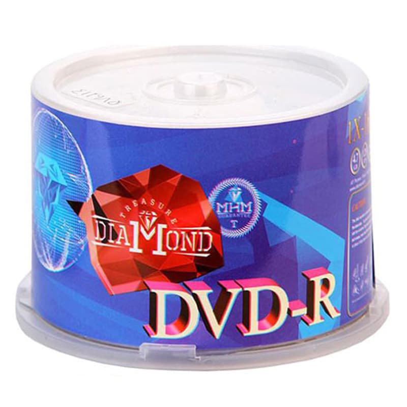 دی وی دی خام دیاموند بسته 50 عددی مدل Diamond DVD-R