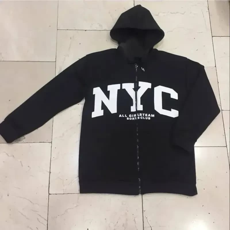 سویشرت NYC داخل کرکی فری سایز — تصویر ۳