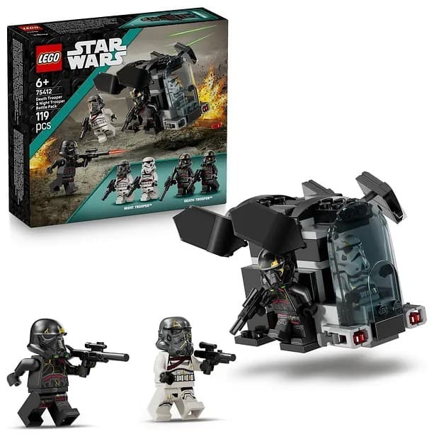 لگو سری Star Wars مدل Death Trooper & Night Trooper Battle Pack کد 75412