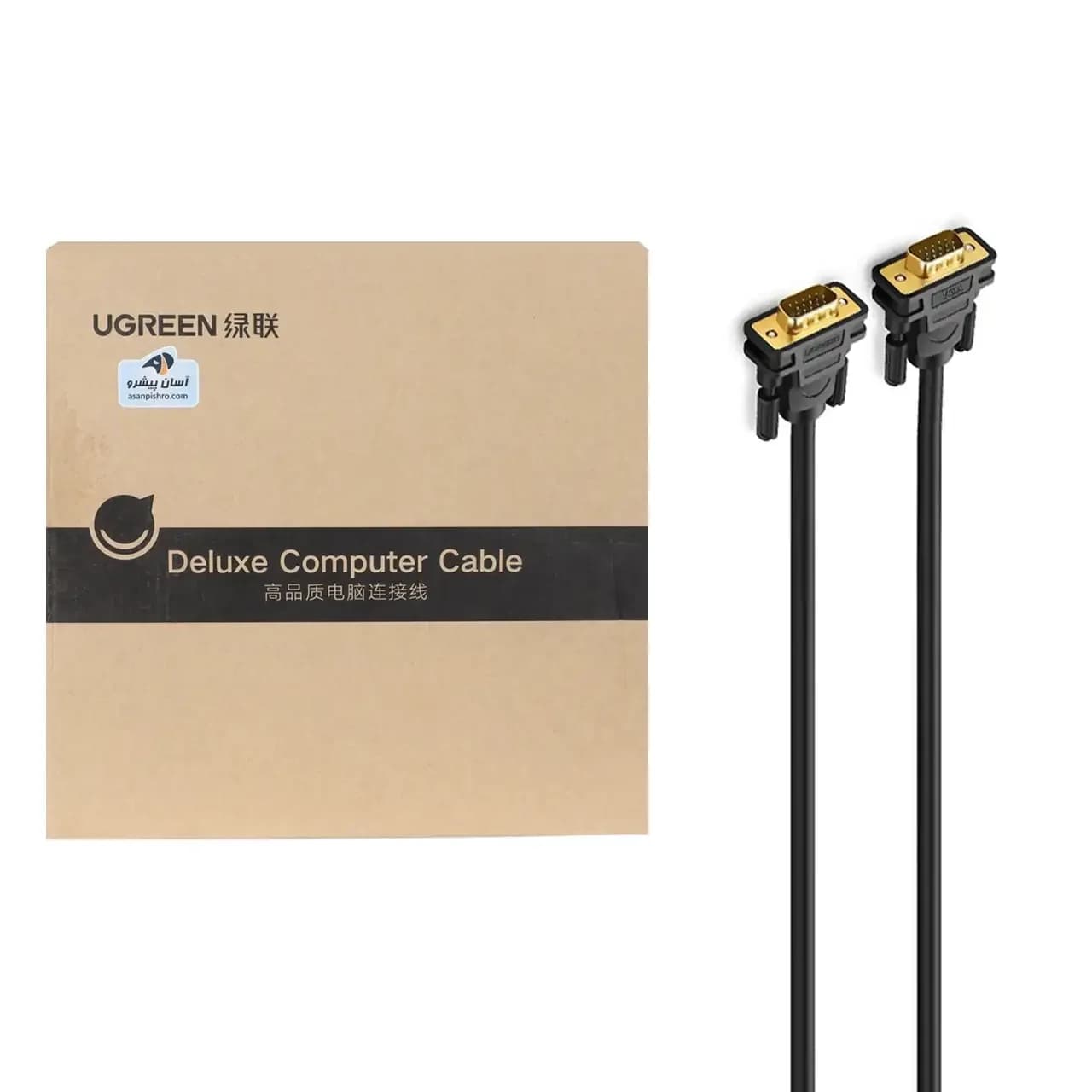 کابل بیست متری UGREEN VGA مدل VG101 – مشکی(11635)