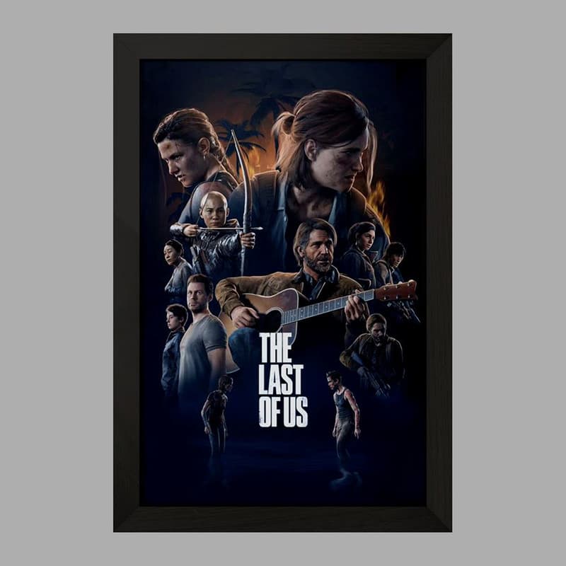 تابلو دکو قاب مدل The Last Of Us کد 4866
