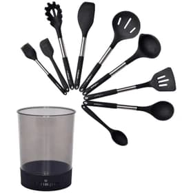 ست کفگیر و ملاقه یونیک استیل 10 پارچه un-1165