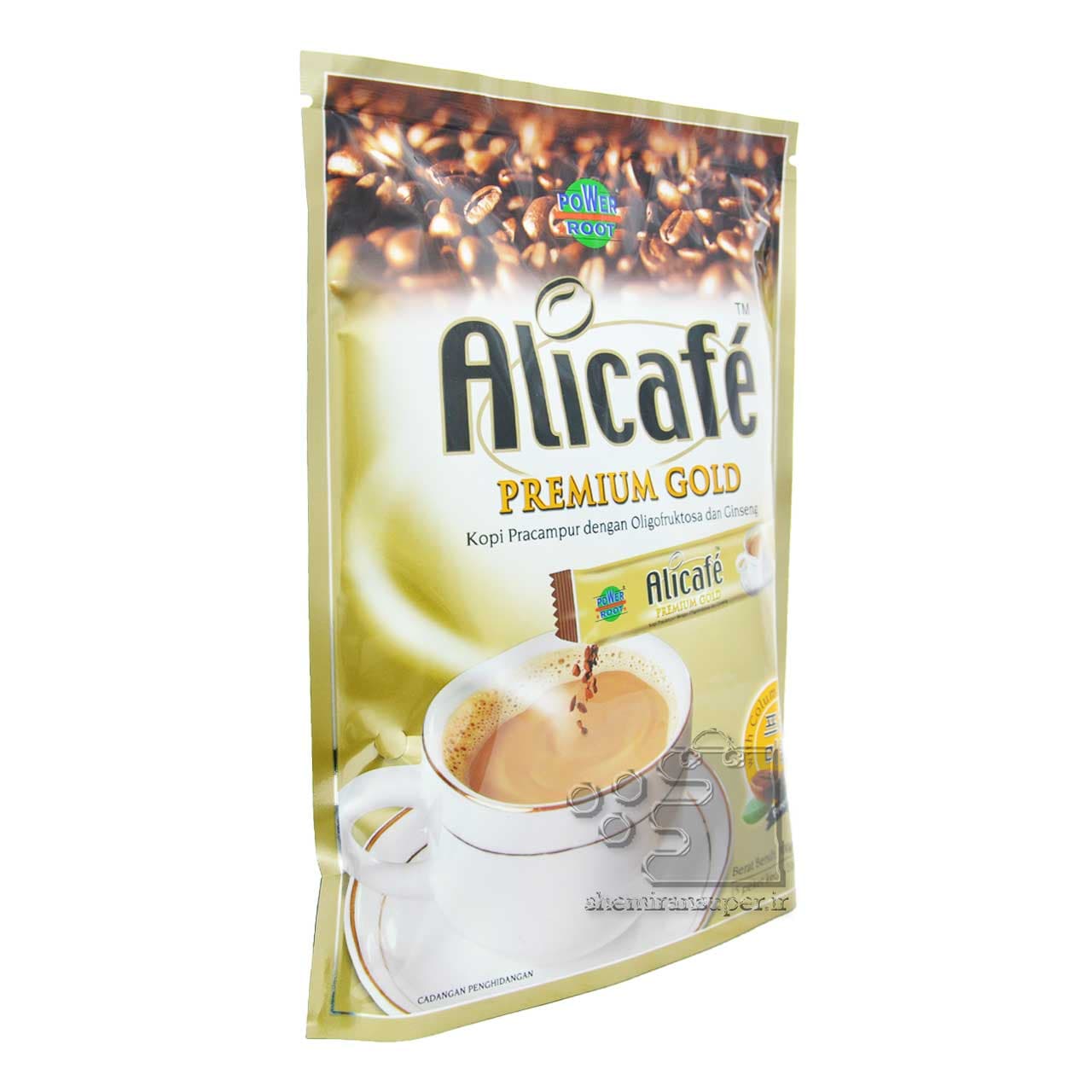 قهوه فوری پریمیوم طلایی ۱۵ عدد علی کافه – Alicafe — تصویر ۲