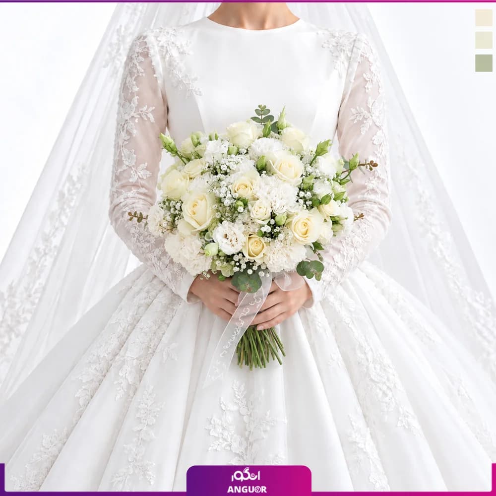 دسته گل عروس جدید
