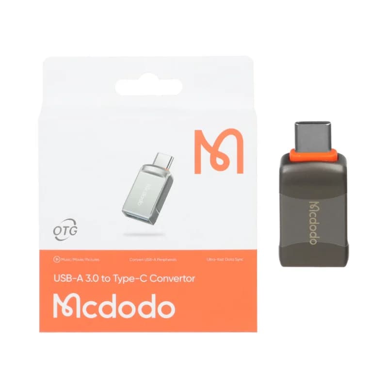 تبدیل Mcdodo OTG USB3.0 TO Type-C مدل OT-873 – خاکستری – RYL — تصویر ۷