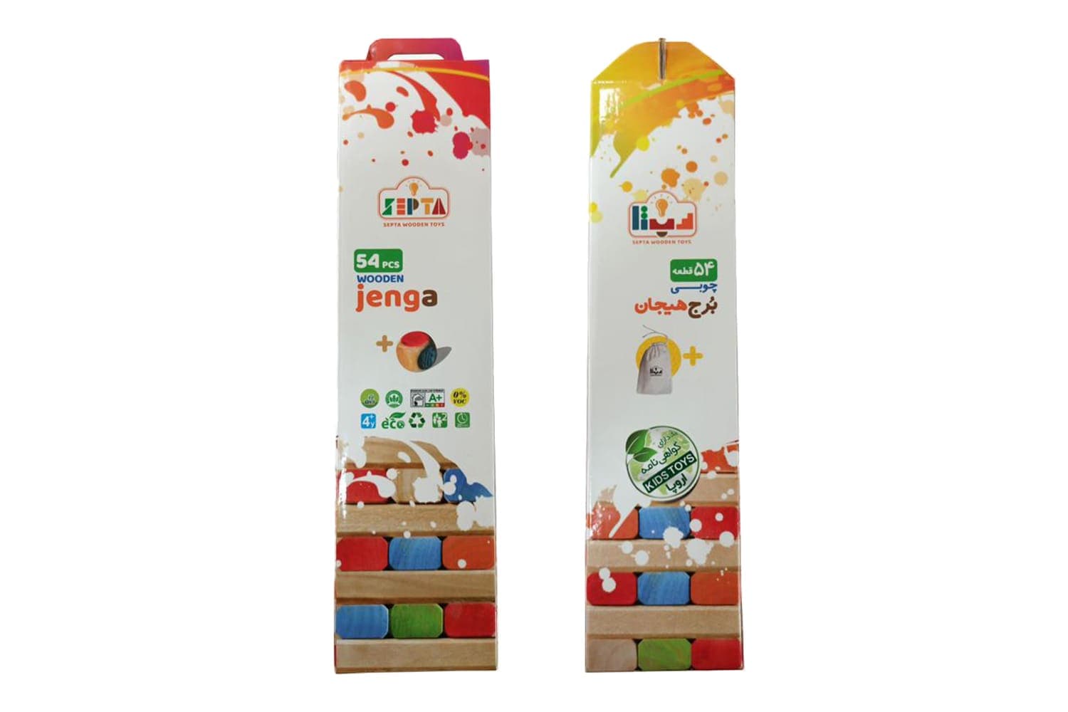 بازی فکری جنگا رنگی (JENGA) (برج هیجان)