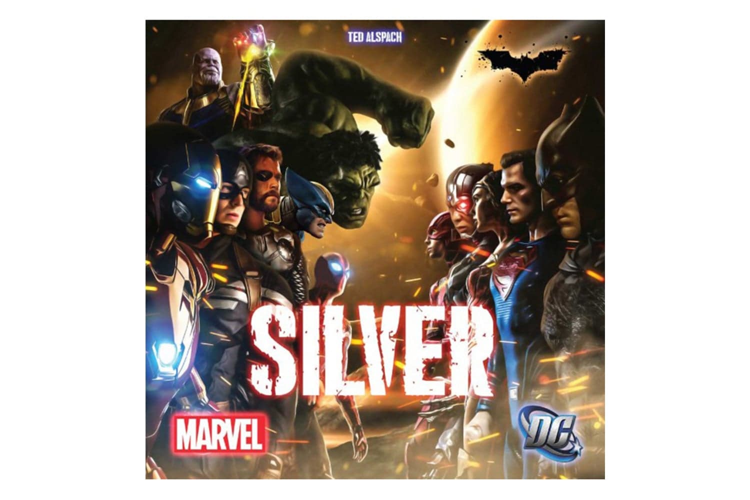 بازی کارتی سیلور مارول و دیسی (SILVER MARVEL & DC)