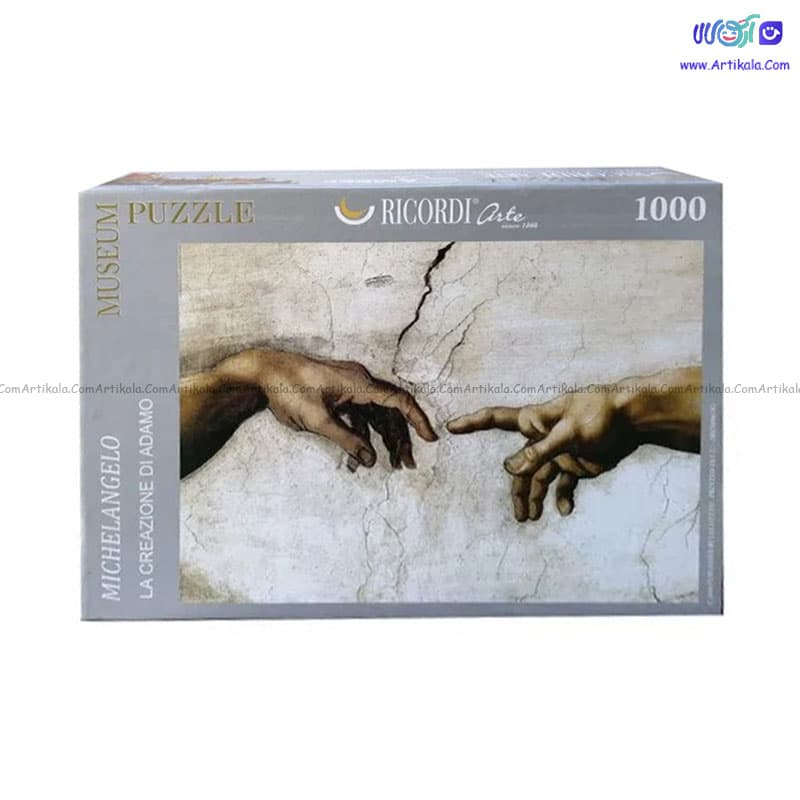 پازل 1000 قطعه طرح آفرینش آدم برند ریکوردی RICORDI