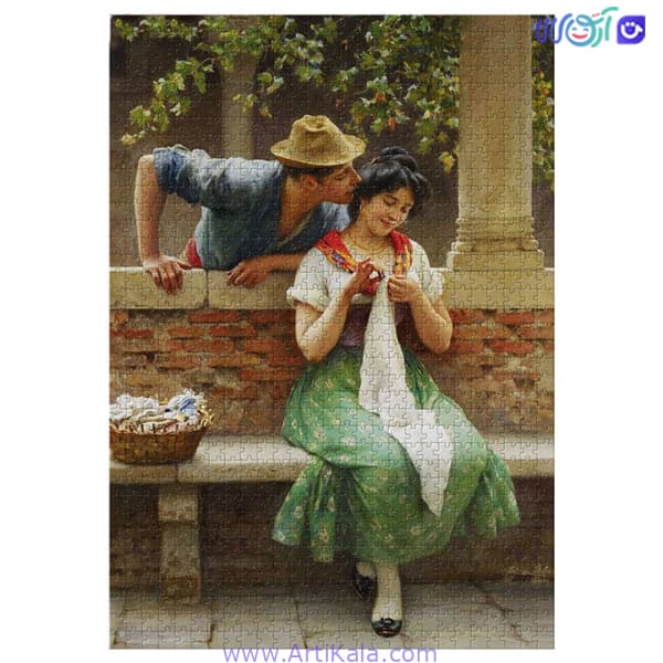 پازل 1000 قطعه عشاق ونیزی slice 1455