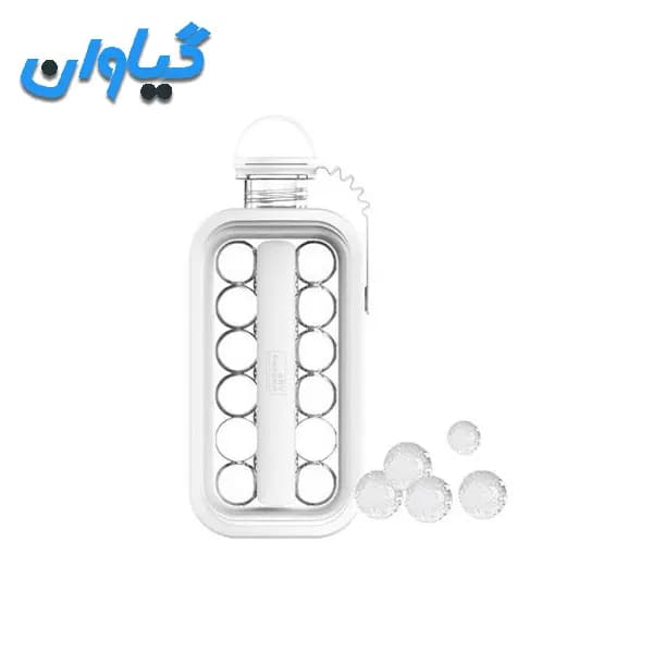 بطری و قالب یخ سیلیکونی توپی گیاوان