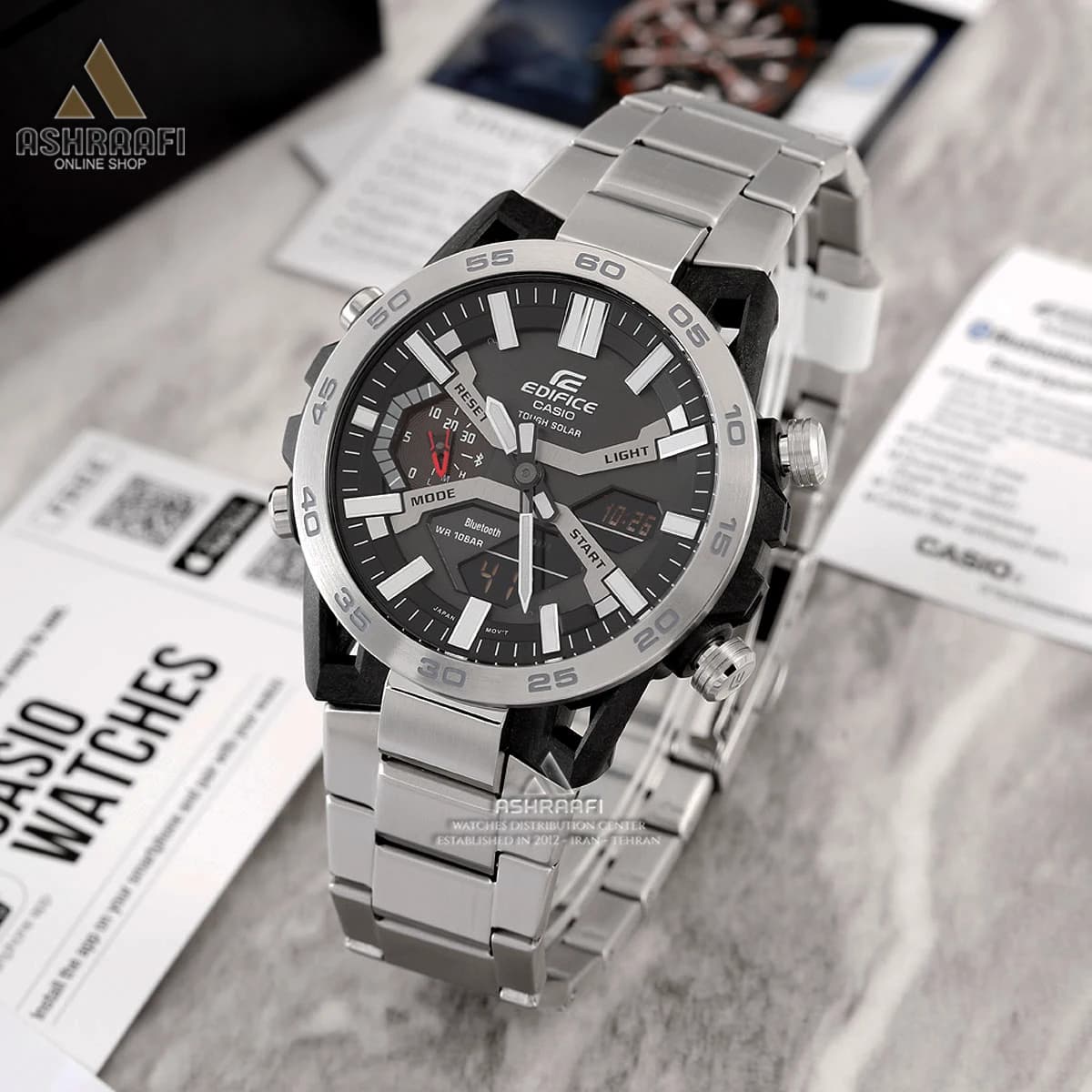 ساعت کاسیو ادیفایس سولار Casio Edifice ECB-2000D-1ADF — تصویر ۲