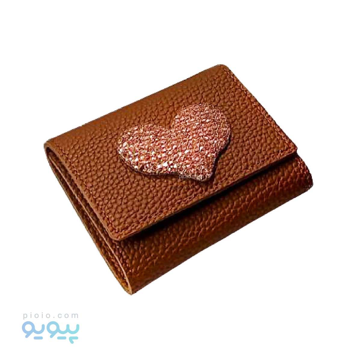 کیف پول زنانه فانتزی طرح قلبی آیتم 1206 عمده و کارتنی