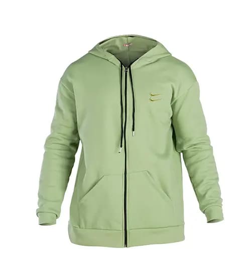 سویشرت مردانه نرمال ساده اسپان سبز روشن Nike