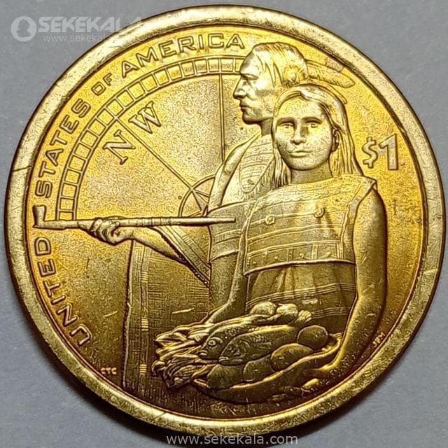 سکه ۱ دلار یادبودی کمیاب آمریکا 2014 (UNC)