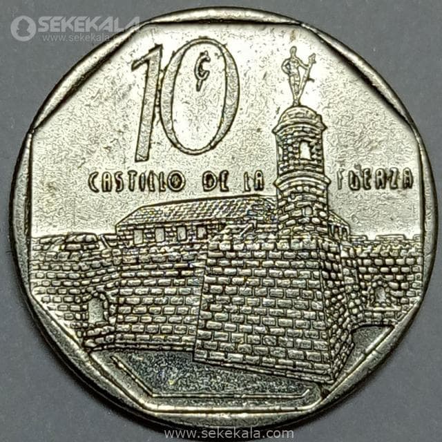 سکه 10 سنتاوو کوبا 1999
