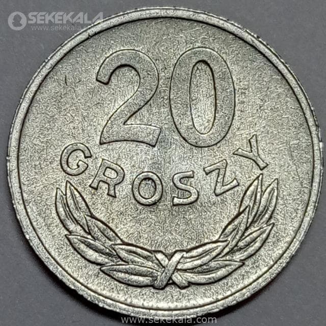 سکه 20 گروژی لهستان 1973 (کیفیت UNC)
