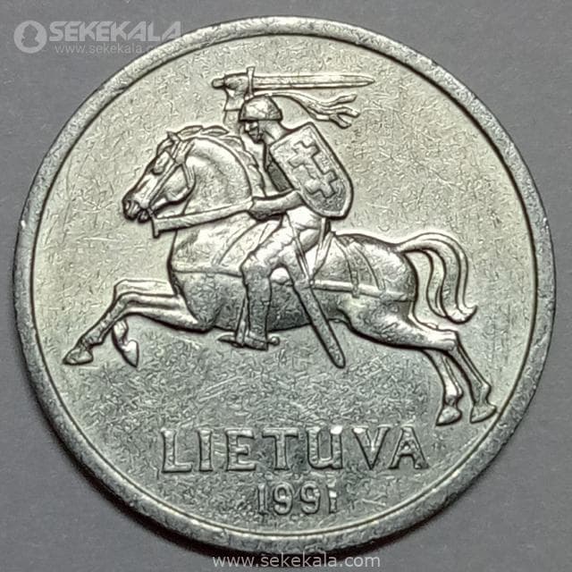 سکه 1 سنتا لیتوانی 1991