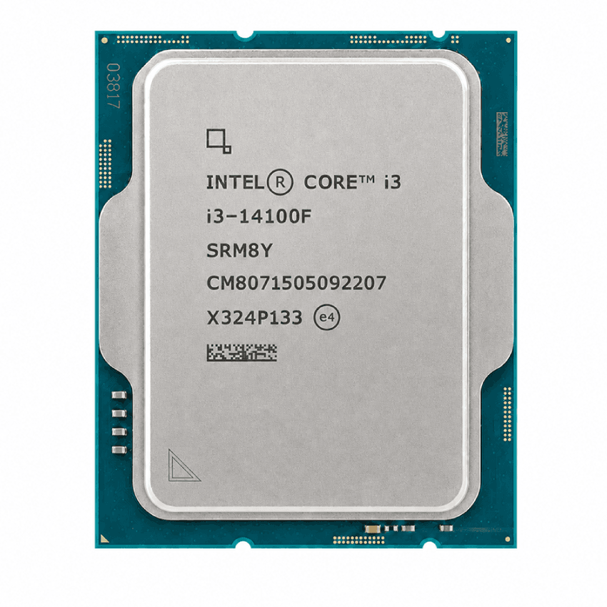 پردازنده مرکزی کامپیوتر (سی پی یو CPU) اینتل بدون باکس مدل Core i3 14100F Tray