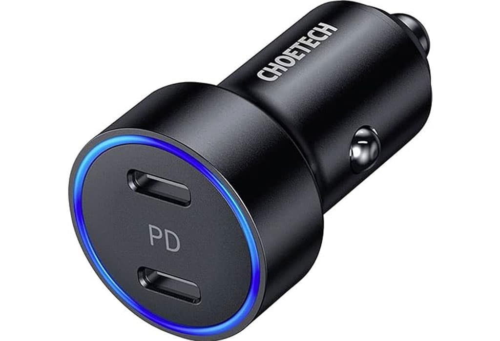 شارژر فندکی فست شارژ ماشین تایپ سی 36 وات چویتک C0054 — تصویر ۴