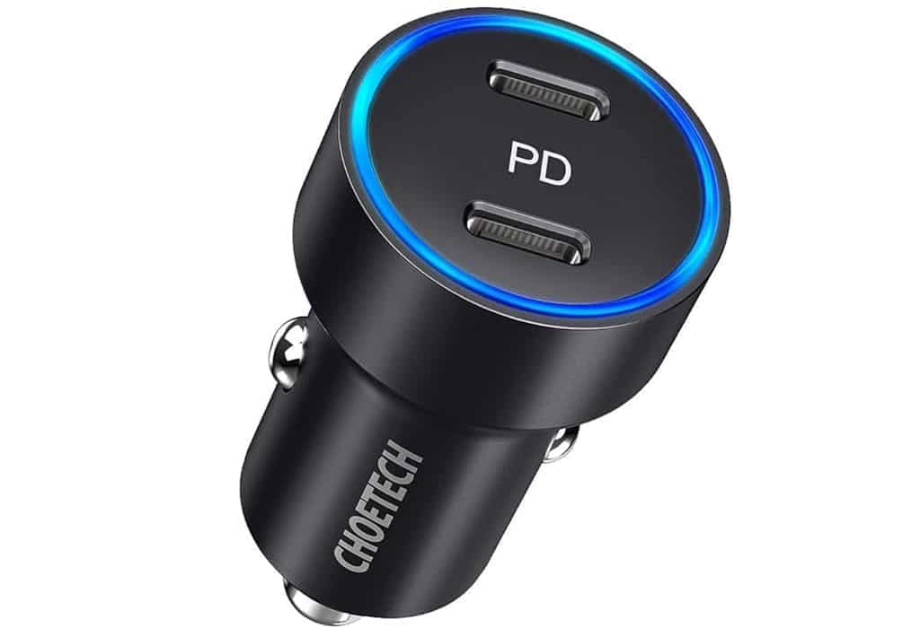 شارژر فندکی فست شارژ ماشین تایپ سی 36 وات چویتک C0054 — تصویر ۸