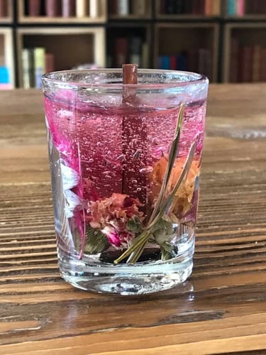 شمع ژله ای استکانی