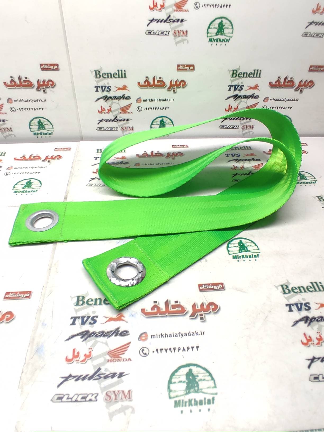 کمربند زین مخصوص تمامی موتورسیکلت ها سبز