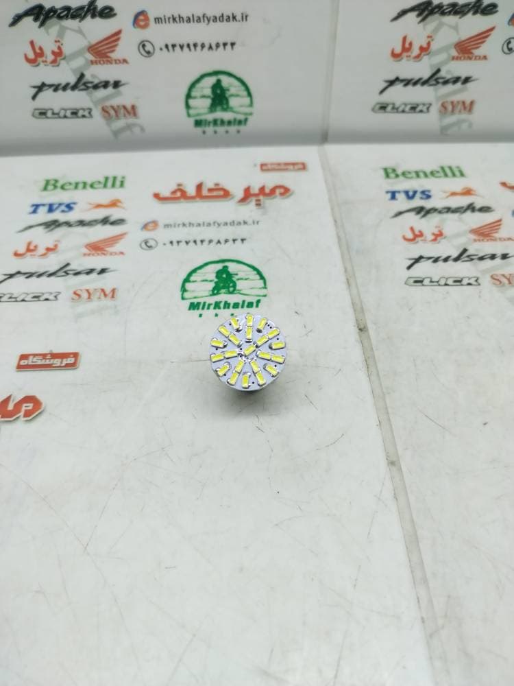 چراغ (لامپ) راهنما led ال ای دی انواع موتورسیکلت سفید