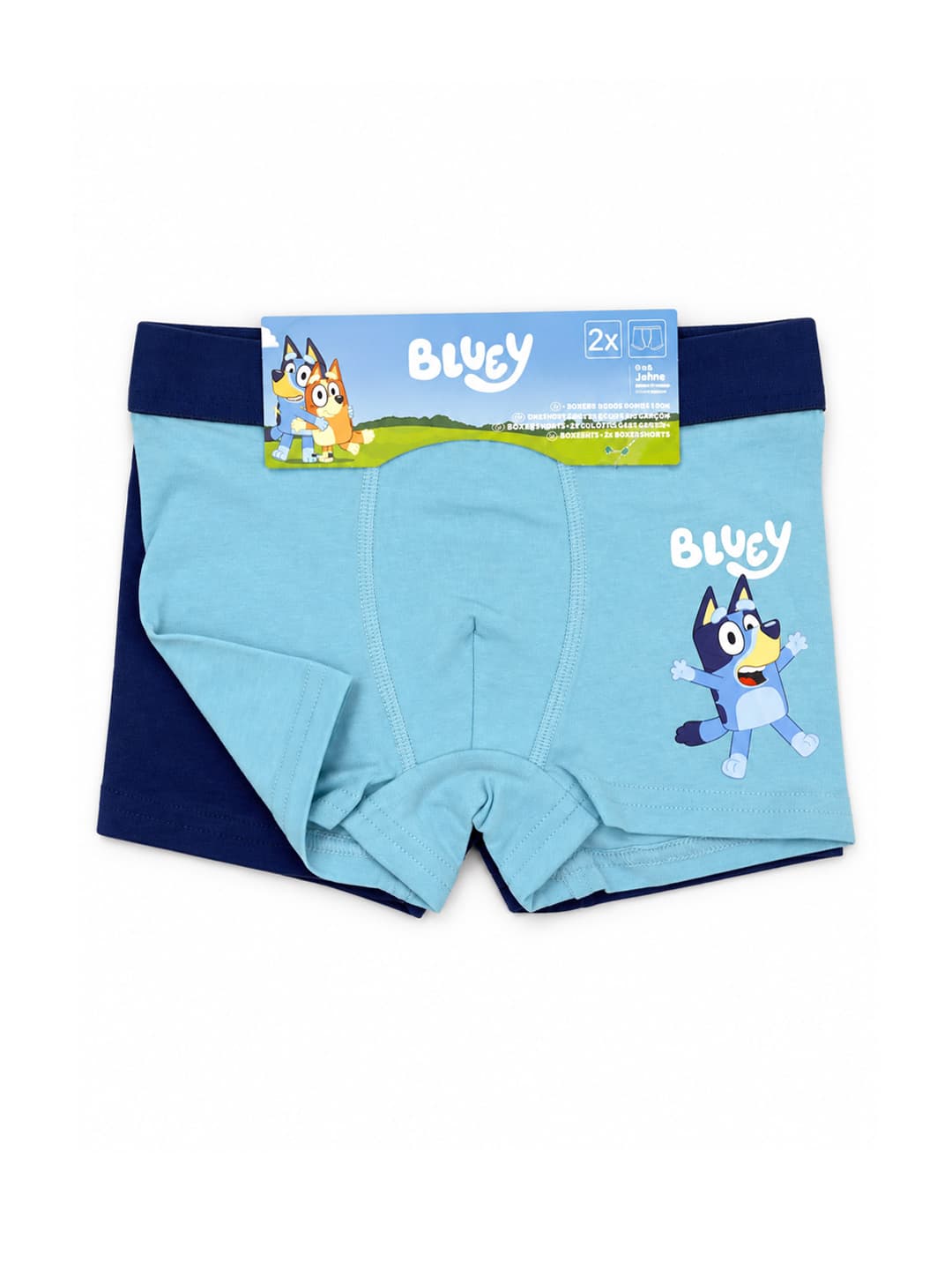 شورت پادار باکسر پسرانه Bluey (پک 2 عددی) کد A5376